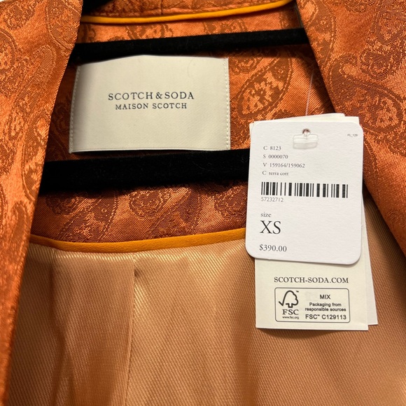 NWT Scotch & Soda Jacquard Jacket - Picture 5 of 11